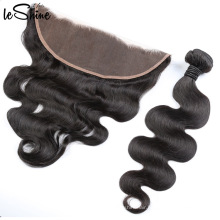 Virgin Top Mink Hair Bundles With Frontal Cuticle Aligned